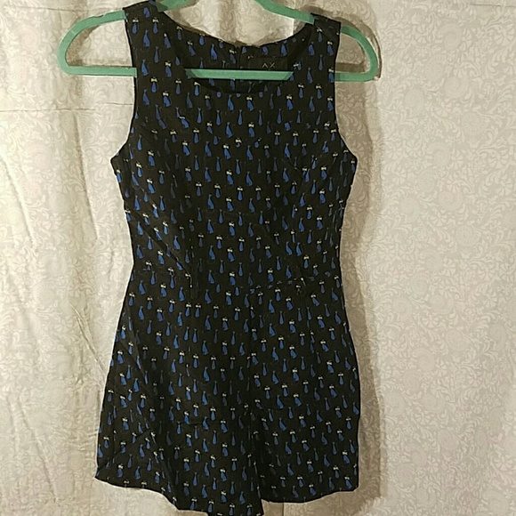 Ax Paris Cat in a Bow Romper