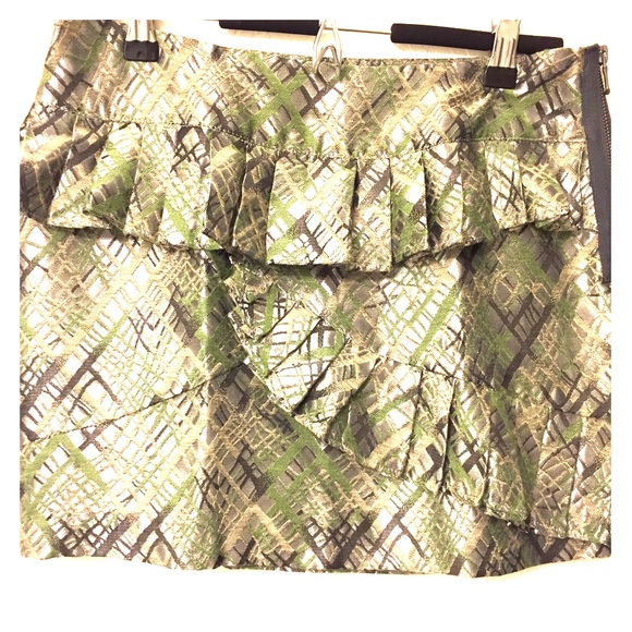 Pleated Mini Skirt