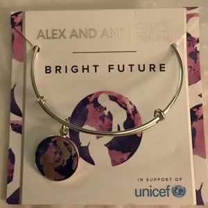 UNICEF Alex and Ani: The Bright Future Bangle.