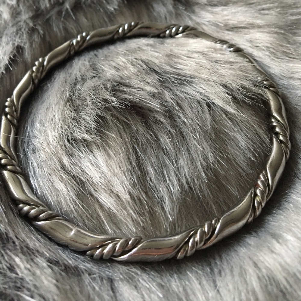 Express Silver Bangle - Picture 2 of 4