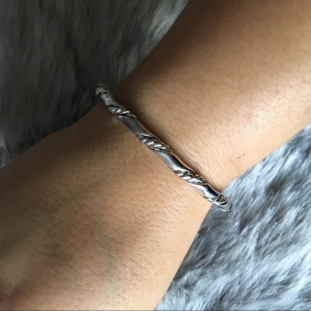 Express Silver Bangle - Picture 3 of 4