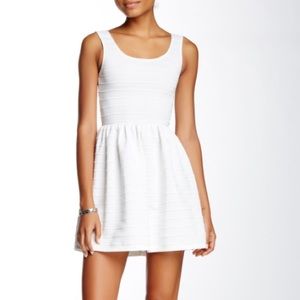 Beautiful Love...Ady white fit and flare sundress!