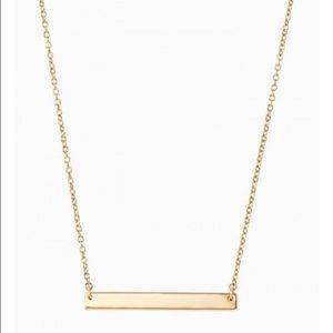 Signature engravable delicate necklace