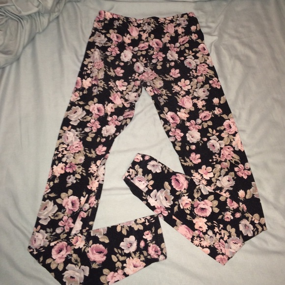 Floral leggings