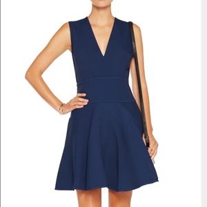 Maje crepe mini Dress in blue size 1