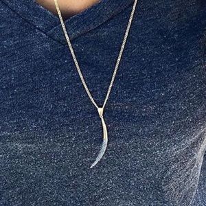 New moon necklace