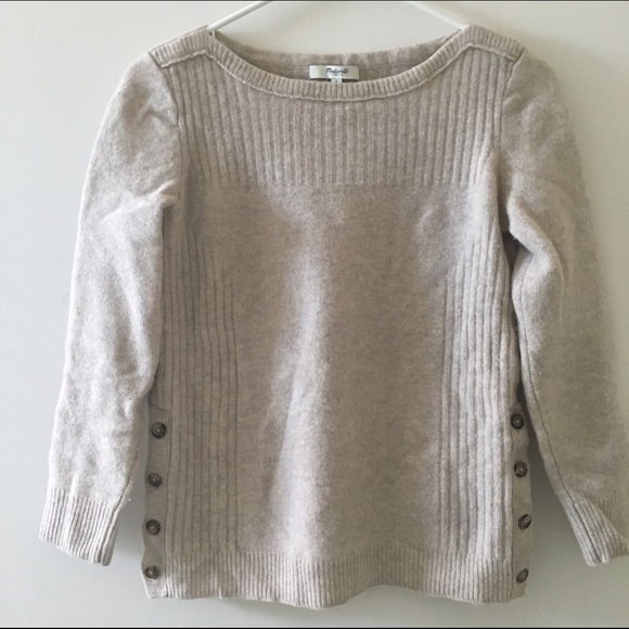 Madewell Beige Wool Sweater sz S
