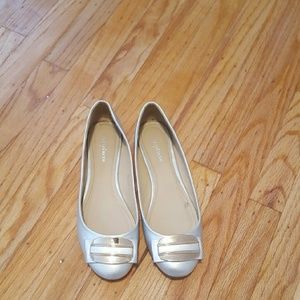 Silver Ballet Shoes