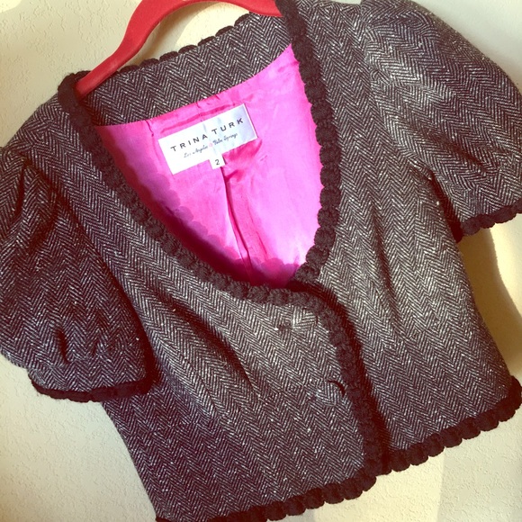 Trina Turk Crop Jacket