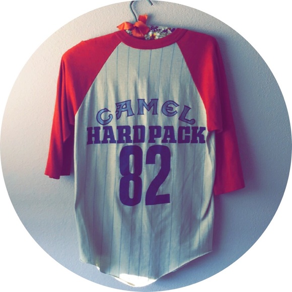 Vintage Camel Cigarettes Baseball Shirt