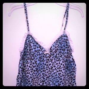 Victoria Secret blue leopard nightdress