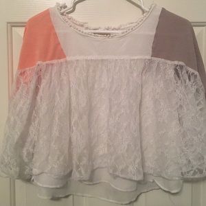 Color block blouse
