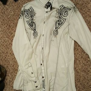 Strength and refined long sleeve roar dress shirt