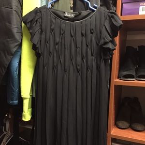 Nicole Miller Collection black trapeze dress