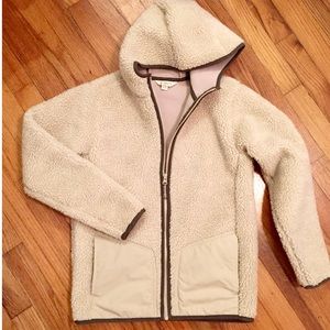 Lands End Kids Sherpa Lined Zip Hoodie