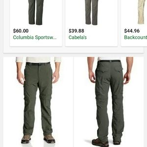 NWT Mens Silver Ridge Convertible Pant
Columbia