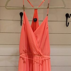 👗 BEBE Deep V Chain Maxi Dress 💃