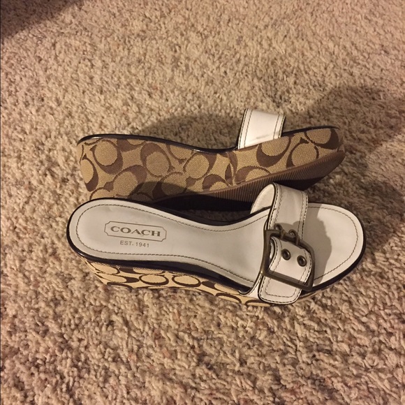 Coach wedged sandal