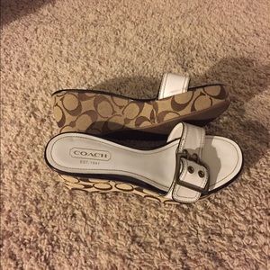 Coach wedged sandal
