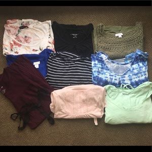 Nine Maternity tees