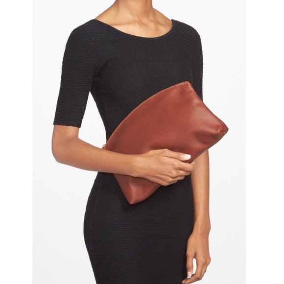 NWT Buttery Leather clutch or Cosmetic bag - Picture 5 of 6