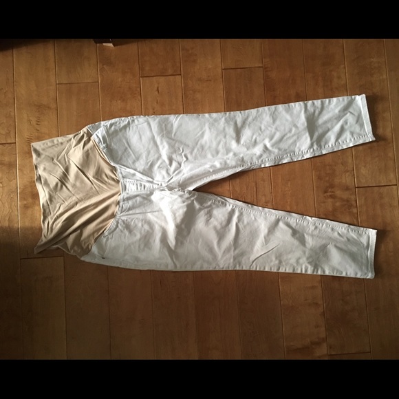 LOFT Skinny white jeans