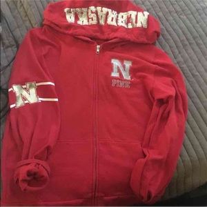 Nebraska bling hoodie