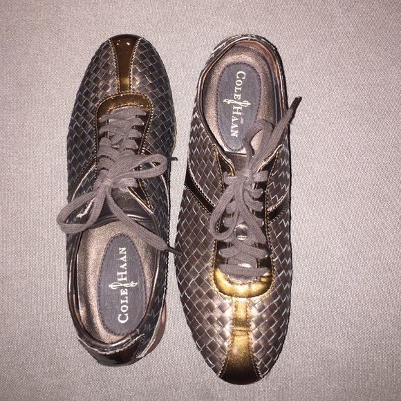 Brown Basket Wave Leather Lace up Shoe - Picture 4 of 4