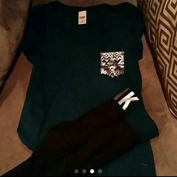 Pink Shirt & Legging Set