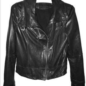 Genuine ALL SAINTS Black Leather Jacket