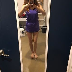 LULULEMON worn once purple onsie/dress