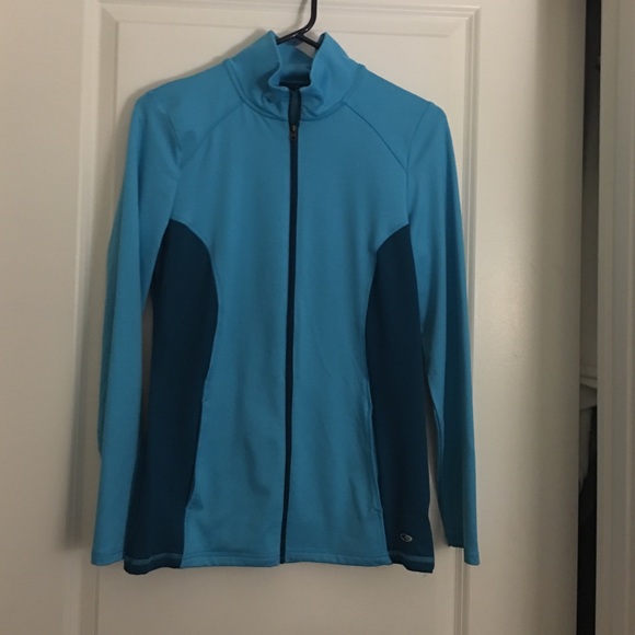 Light and Dark Blue Champion Running Jacket NWOT