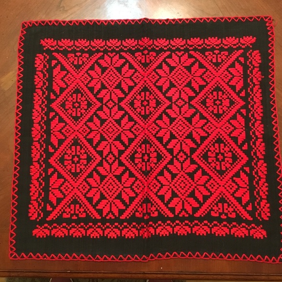 Hand embroidered Hungarian wall art