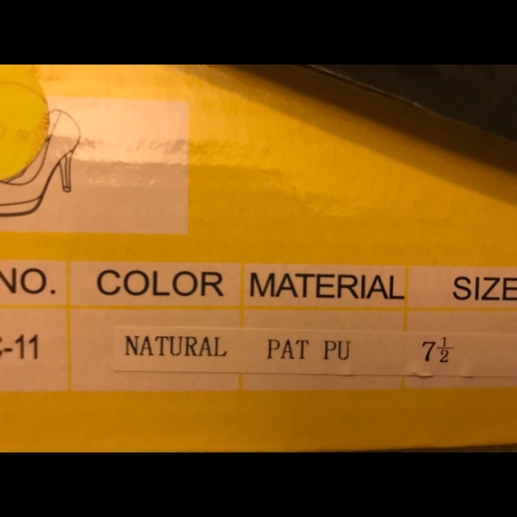 Brand new classy open toe nude high heels! - Picture 3 of 3