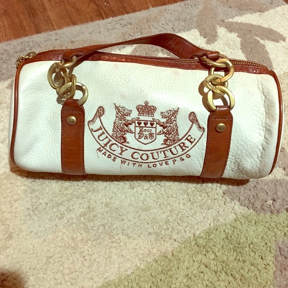 White leather Juicy Couture shoulder bag