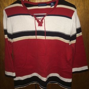 Karen Scott thin sweater dress shirt