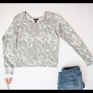 J.Crew Paint Splatter Sweatshirt, 100% Cotton