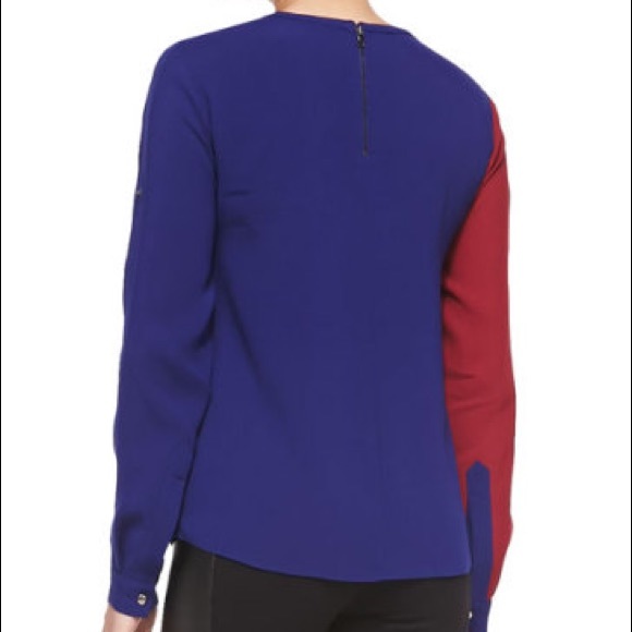 BCBGMaxAzria Asymmetrical Zipper-Detailed Top - Picture 2 of 4