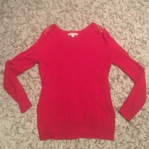 ⭐️OPEN TO OFFERS ⭐️Michael Kors Red Sweater