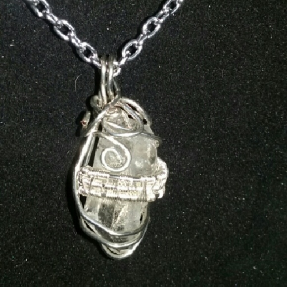SOLD: Quartz Artistically Wire Wrapped by Hand - Picture 3 of 4