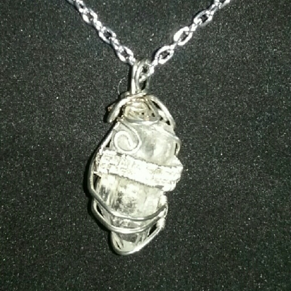 SOLD: Quartz Artistically Wire Wrapped by Hand - Picture 4 of 4