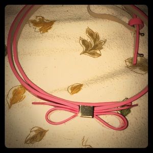 Pink patent belt