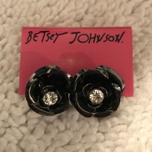 Betsey Johnson Flower Earrings