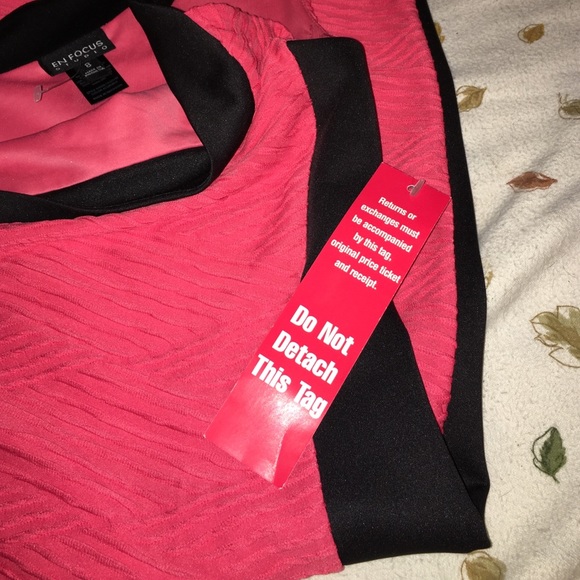 Black n coral dress - Picture 4 of 4