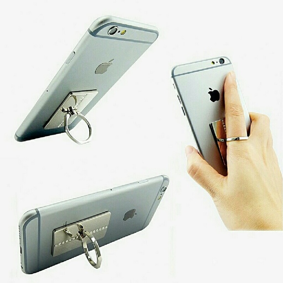 2pcx Cellphone Ring Crystal Holder Stand - Picture 3 of 3