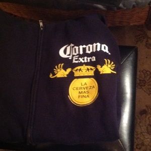 Navy blue zip up hoodie