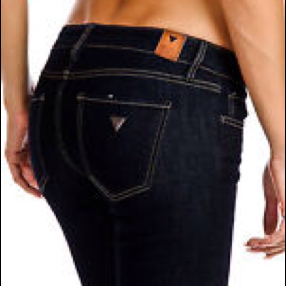 Guess LA Power Ultra Skinny Jeans-Dark Blue