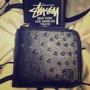 Black Stussy wallet