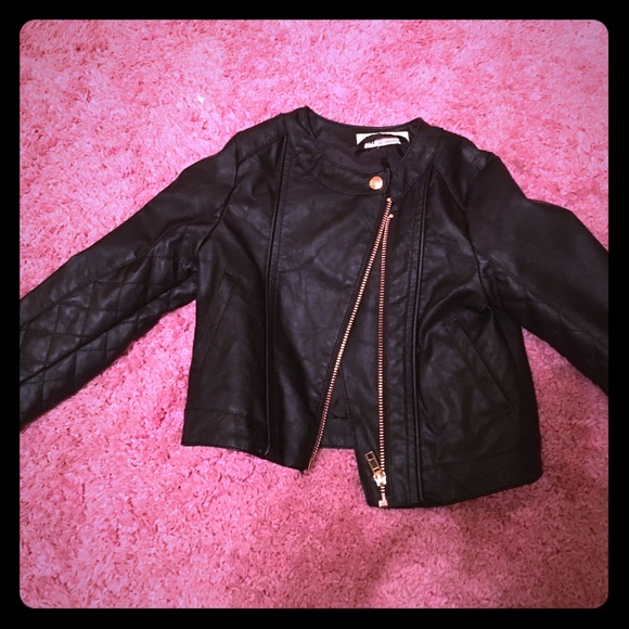 H&M kids 3-4 leather coat
