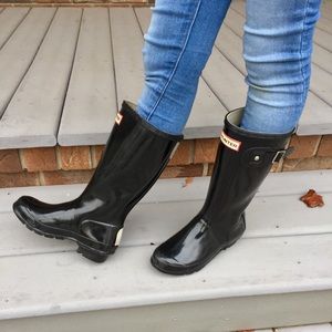Hunter boots size 3